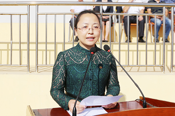 博士研究生新生代表路友华同学发言